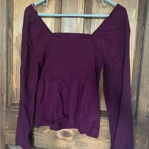 Old Navy purple crop top